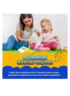 Kiddale Pack of 3 Musical Rhymes Book| 8 Classical & 16 Farm & 16 Wild Animal Nursery Rhymes|28 Sounds each |Interactive Touch n Play Sound Book|Best Gift with Musical Learning for 1-3 Years|Sing Along Books  - Image 5