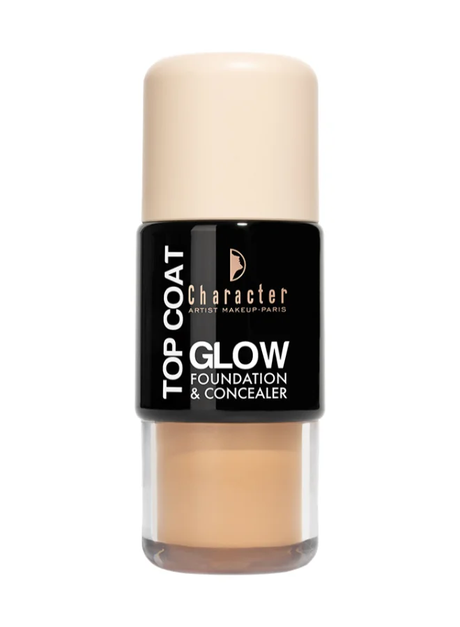 Character Top Coat Glow Foundation And Concealer