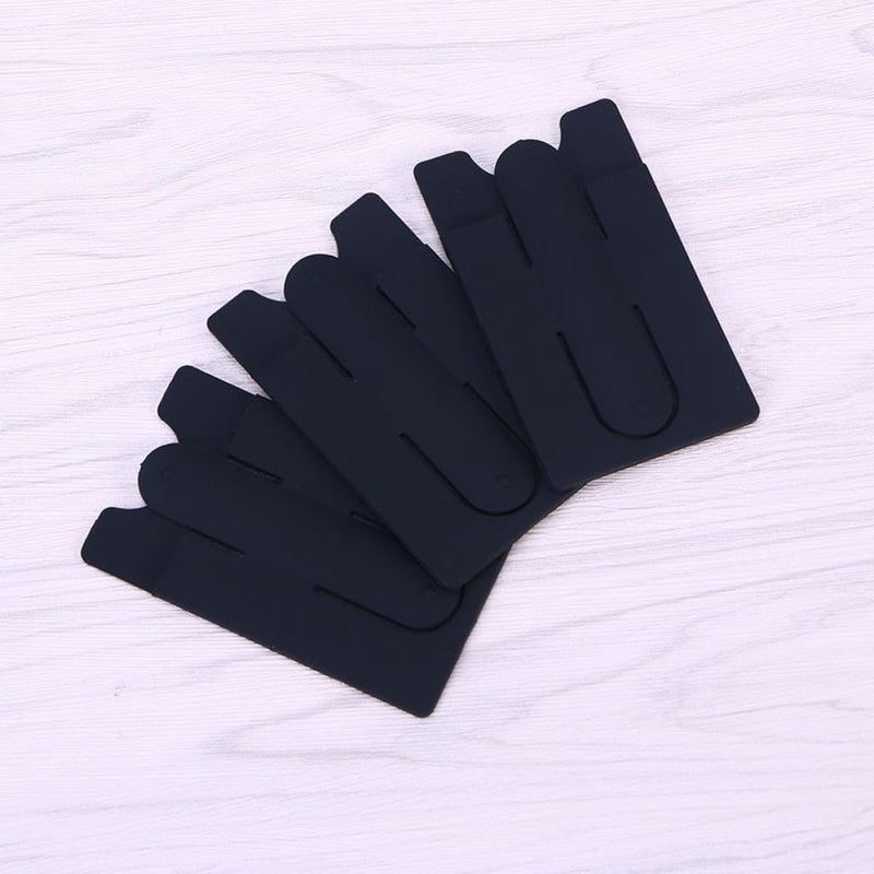 Cabilock Universal Adhesive Phone Card Holder Wallet Invisible Back Pocket Black - Image 5