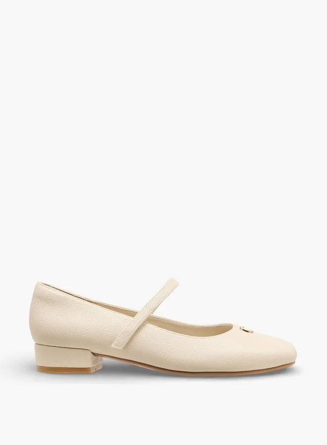 Le Confort Women Textured Mary Jane Shoes