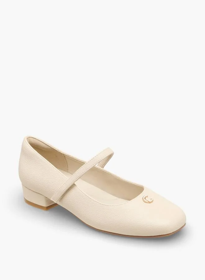 Le Confort Women Textured Mary Jane Shoes