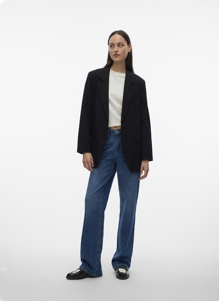 فيرو مودا بليزر مخطط بأكمام طويلة - Image 5