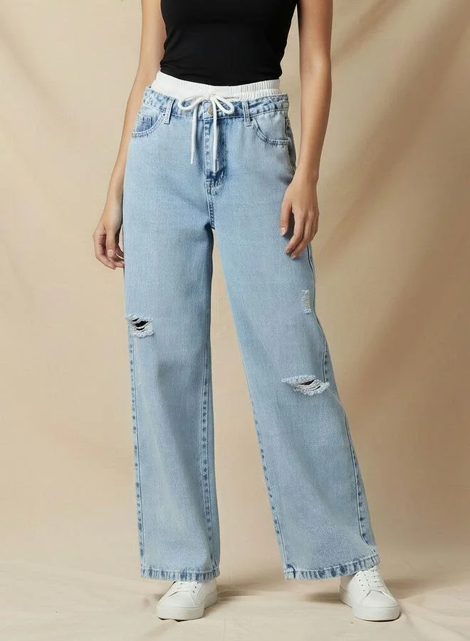 سبلاش فيڤ 2Xtremz Jeans with Ripped Accent