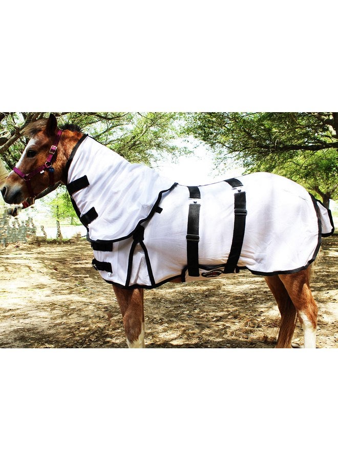 CHALLENGER 48" Miniature Weanling Donkey Pony Horse Foal FlySheet Summer Sheet White 51809 - Image 1