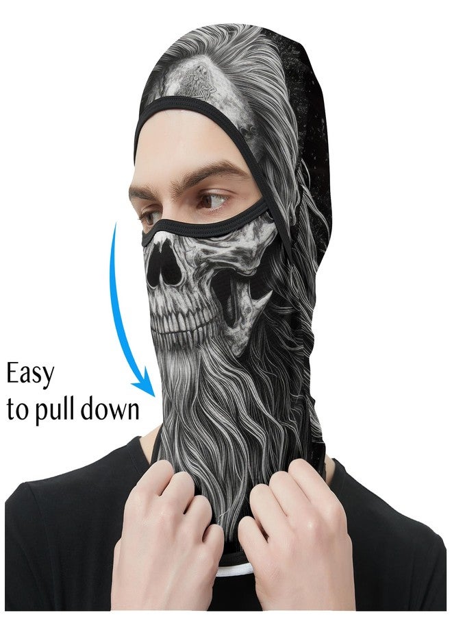 Obacle Balaclava Face Mask Men Women for Sun Protection Motorcycle Fishing Raves - Image 2
