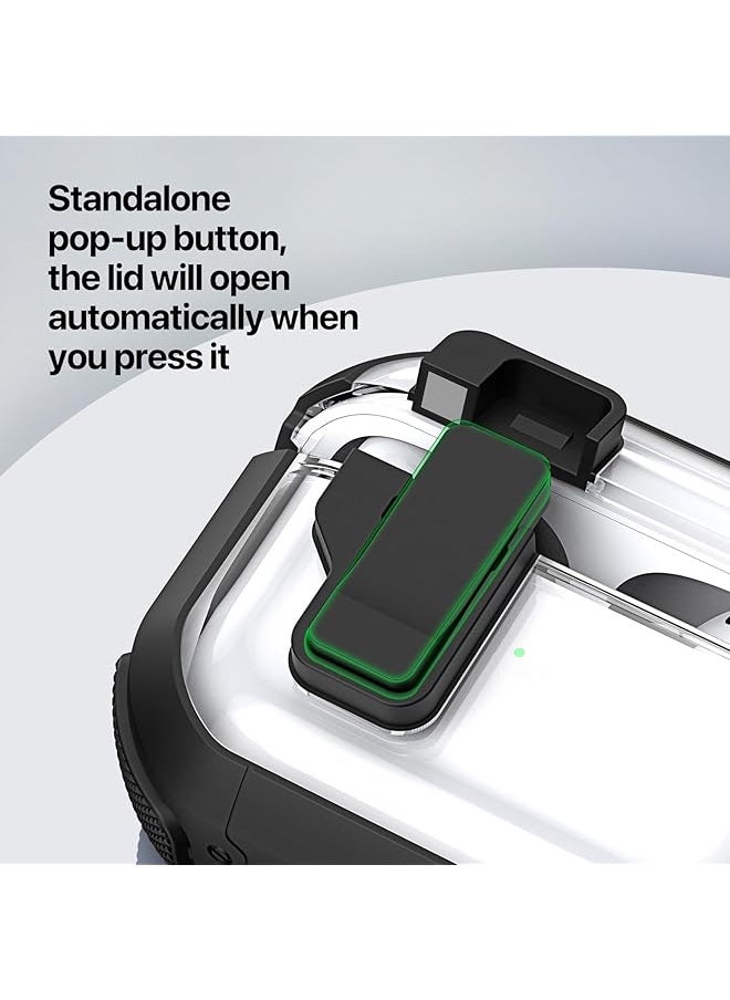 DUX DUCIS - Pecn Series Airpods Case Designed For Airpods 3 2021 Protective Wireless Charging Case Armor Earphone Cover With Keychain Khakiblack - Image 1