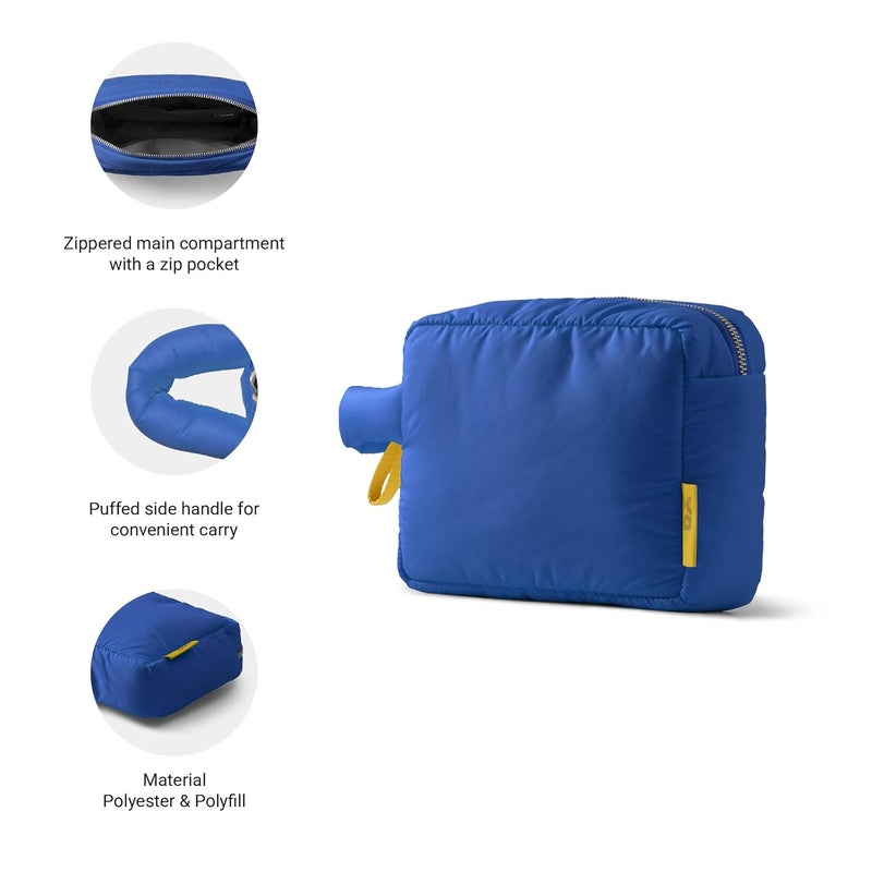 Daily Objects Blue Puft Pouch - Image 4