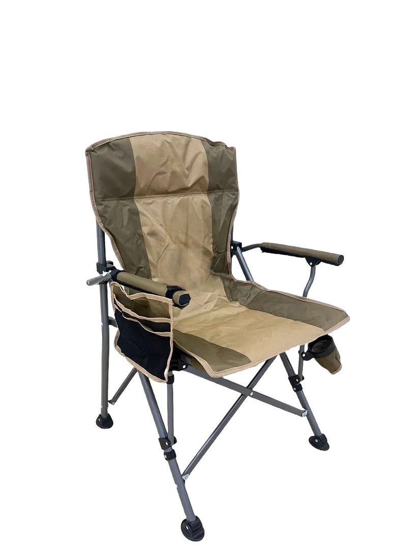 Albawadi Portable Camping Folding Chair with Cup Holder and Carry Bag - Image 2