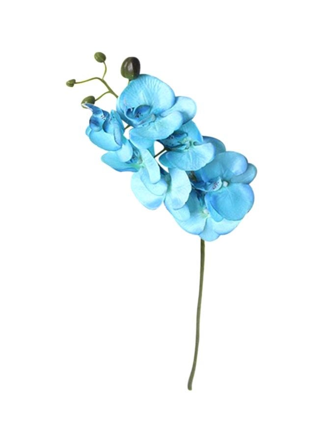 Loquat Artificial erfly Orchid Flower Blue/Green 80cm - Image 1