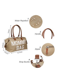 Gonice 3-Piece Set Diaper Bag Tote, Mommy Bag for Hospital, Large Capacity Waterproof Baby Bag for Mom Travel, Hospital Bag for Labor and Delivery with Baby Necessities Bag  - Image 2