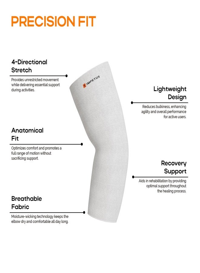 IMPETUS Elbow Support for injury prevention, elbow strap for gym, elbow band for pain relief, Tennis Elbow Support For men, arm Sleeves for men sports Elbow Guard Elbow Brace - Image 4