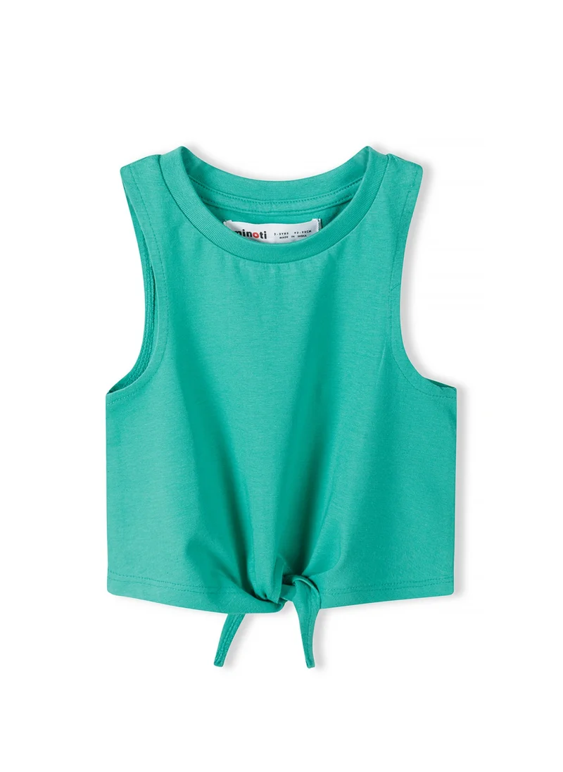مينوتي Kids Girls Tie Front Vest