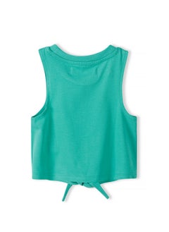 MINOTI Kids Girls Tie Front Vest  - Image 2