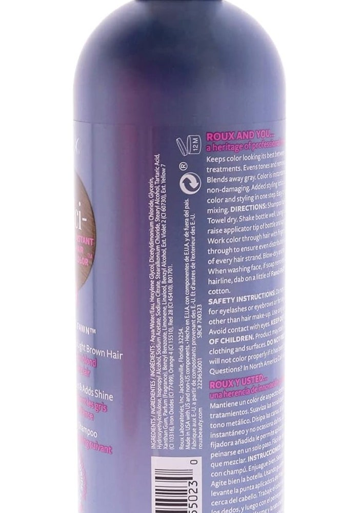 Roux Fanci-Full Instant Hair Color Rinse, 23 Frivolous Fawn, 15.2 Fl Oz - Enriches Dark Blonde & Light Brown Hair - Image 2