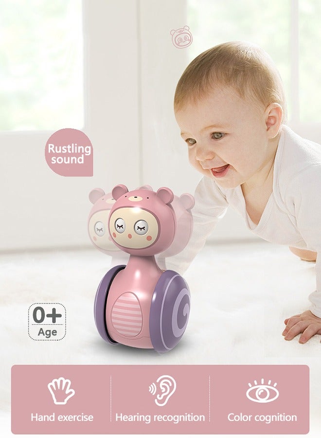 Baby Wobbler/Wobble Toy, Infant Rattle Toys Montessori Tumbler Toys Roly Poly Toys, Gift for Baby Toys, Training Baby Toy  - Image 5