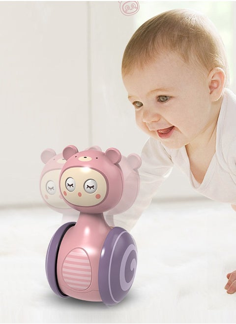 Baby Wobbler/Wobble Toy, Infant Rattle Toys Montessori Tumbler Toys Roly Poly Toys, Gift for Baby Toys, Training Baby Toy