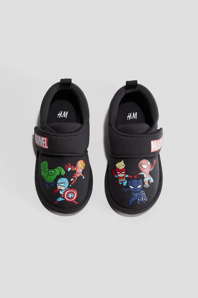 اتش اند ام Kids Character Printed Cotton Bedroom Slippers