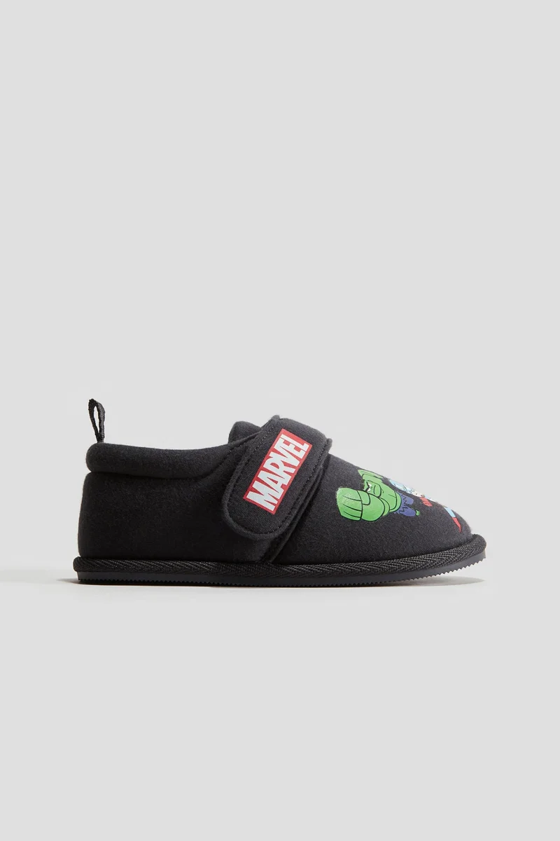 H&M Kids Character Printed Cotton Bedroom Slippers