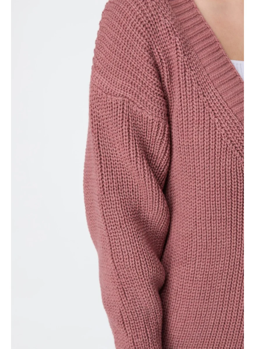 Tofisa 23705-GUL-KURUSU Knitwear Cardigan