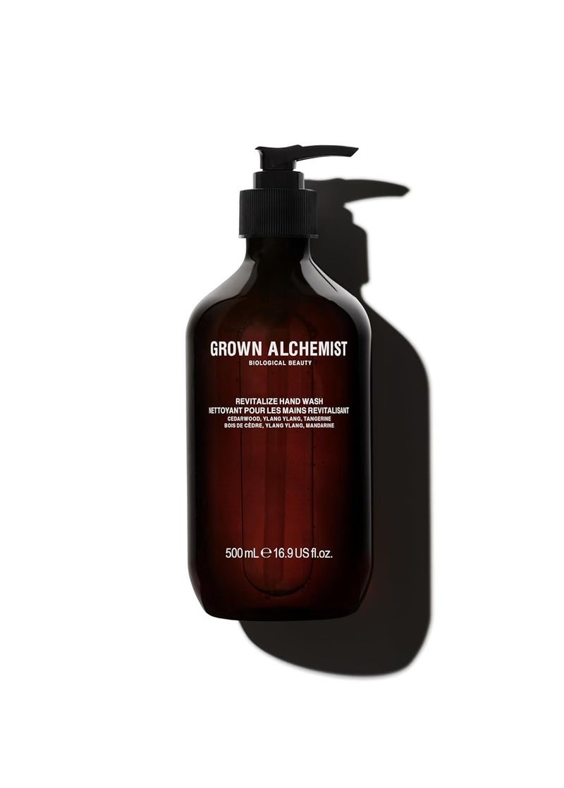 Grown Alchemist Revitalize Hand Wash Cedarwood Ylang Ylang Tangerine Gentle Hand Wash Hydrates and Cleanses Skin 169 Ounce 500mL