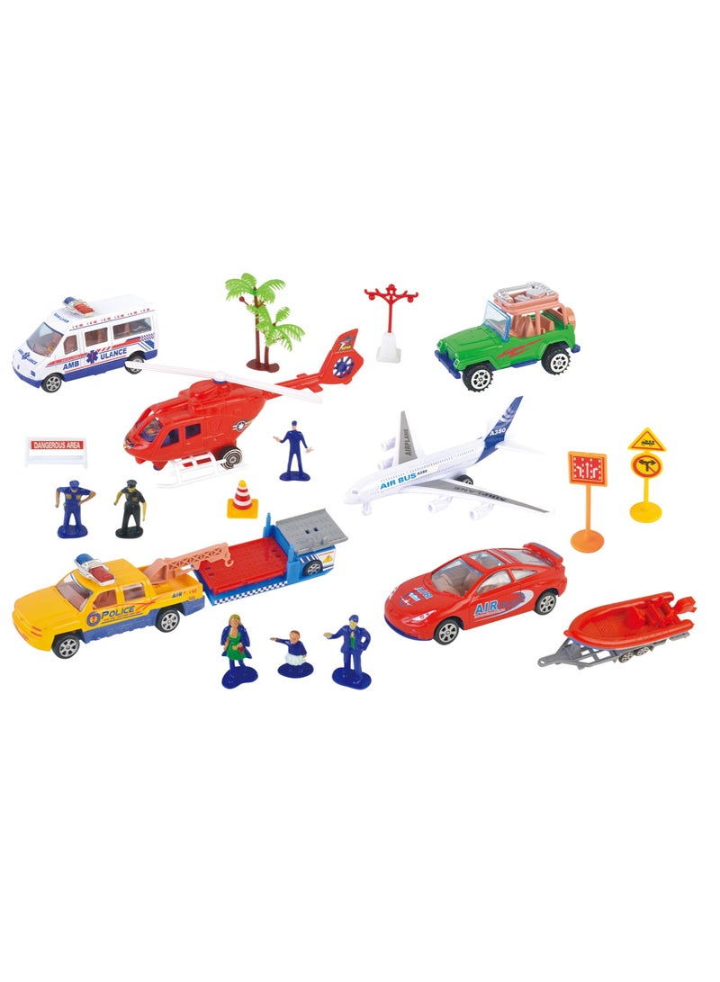 Power Joy Vroom Vroom  Airport Playset, Assorted 1 Piece (Style & Color May Vary) | Toy Vehicle | Gift for Kids - Image 1