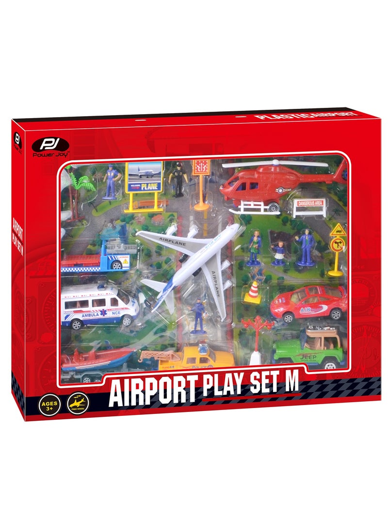 Power Joy Vroom Vroom  Airport Playset, Assorted 1 Piece (Style & Color May Vary) | Toy Vehicle | Gift for Kids - Image 4