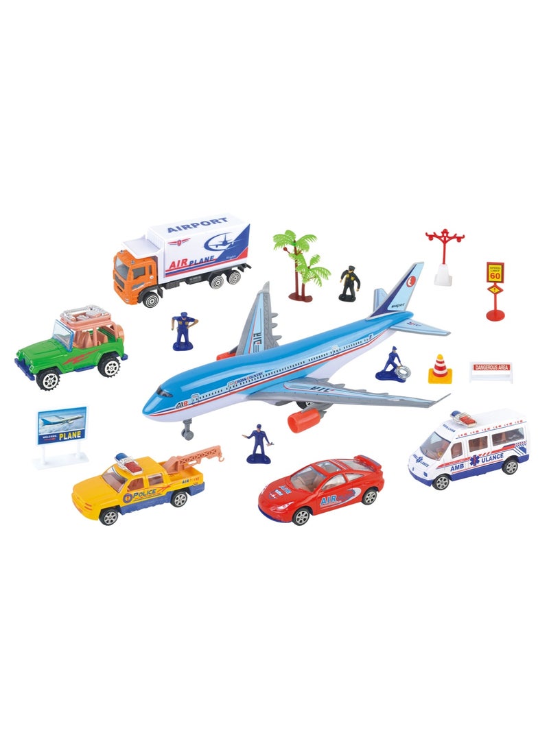 Power Joy Vroom Vroom  Airport Playset, Assorted 1 Piece (Style & Color May Vary) | Toy Vehicle | Gift for Kids - Image 3