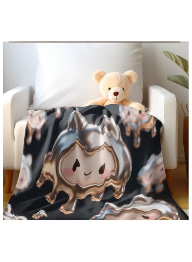 general Flannel thin blanket (warm and comfortable, suitable for sleep, gaming, dust removal and sandproof) 150cm*200cm - 1082 - Image 1