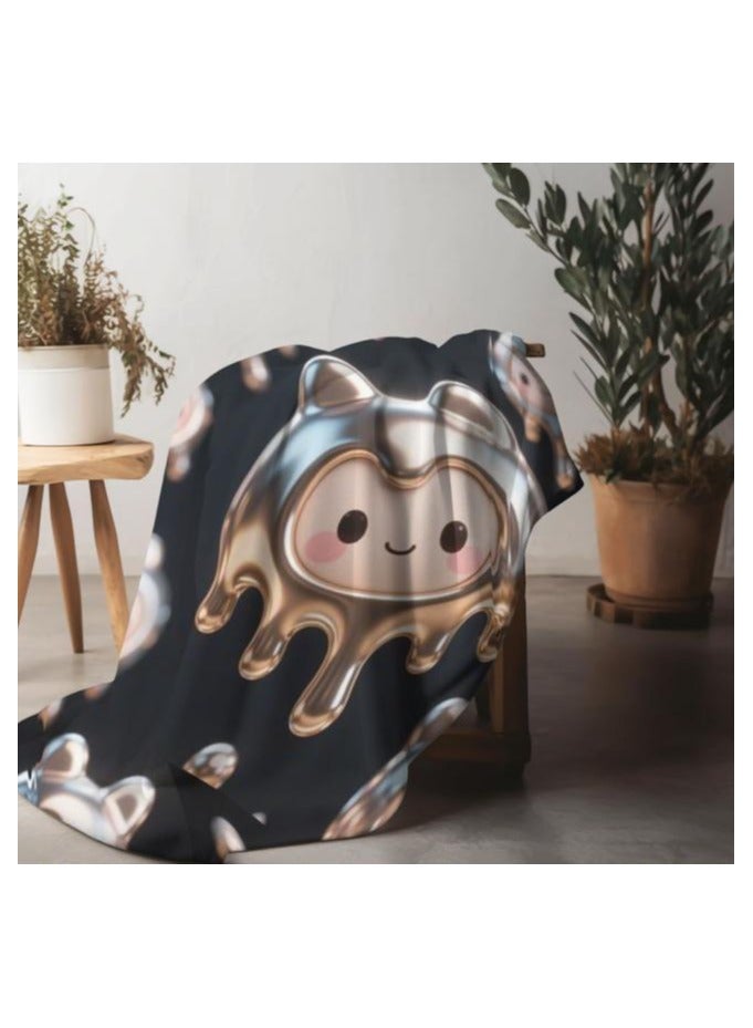 general Flannel thin blanket (warm and comfortable, suitable for sleep, gaming, dust removal and sandproof) 150cm*200cm - 1082 - Image 4