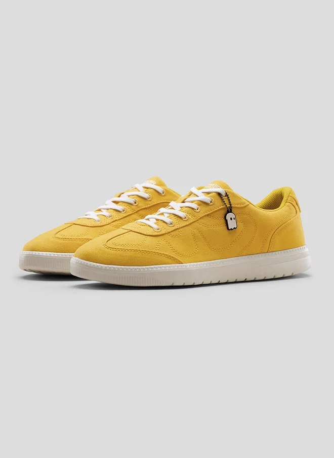 The Souled Store  The Souled Store Yellow Lace-Up Sneakers for Men  | Best Price UAE