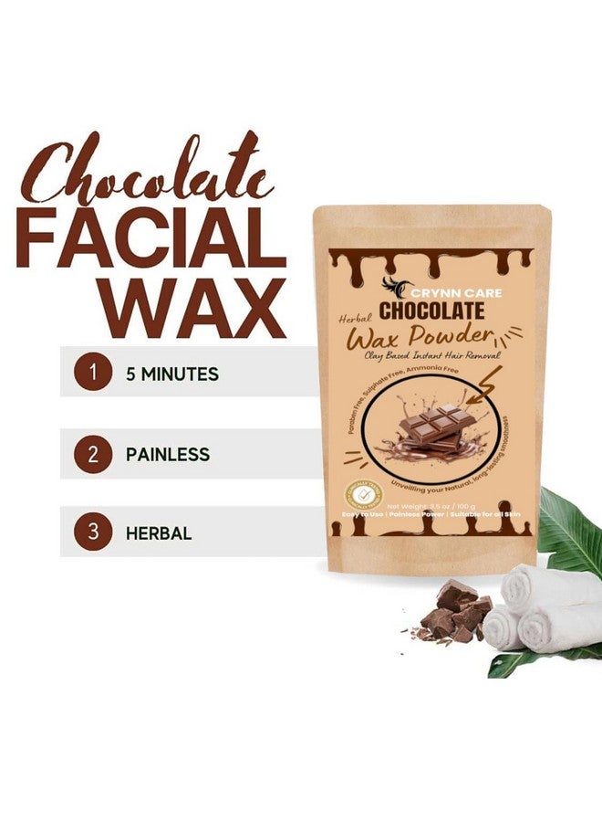 Generic Full Body Chocolate Wax Powder,5 min Painless Natural Full Body Hair Removal Waxing Powder-No harmful chemicals, no irritation, no skin rashes (Chocolate Flavour)  - Image 4