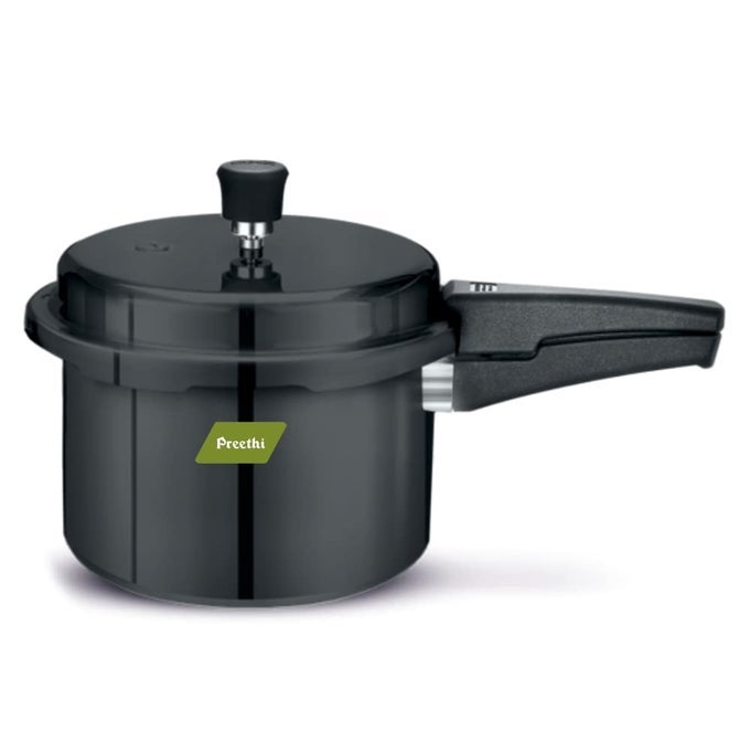 HARD ANODIZED INDUCTION BASE OUTER LID PRESSURE COOKER 5 LITRES