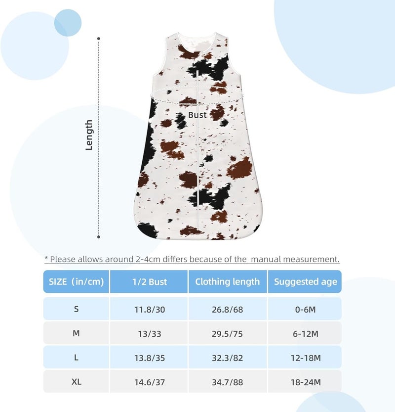 Animal Hide Pattern Baby Wearable Blanket Infant Boys Girls Sleeping Bags for Newborn Large - Image 5