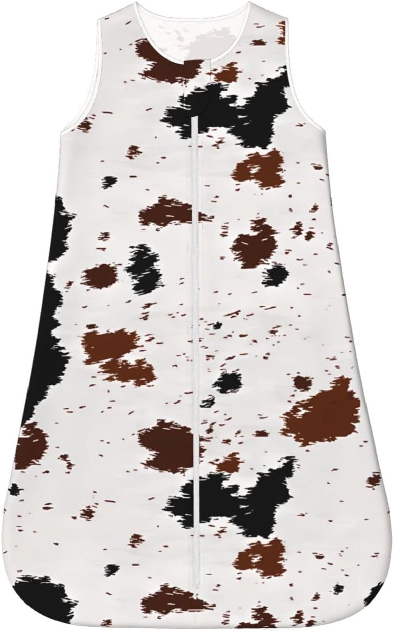 Animal Hide Pattern Baby Wearable Blanket Infant Boys Girls Sleeping Bags for Newborn Large - Image 1