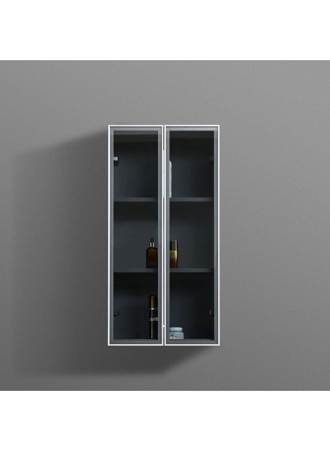 Danube Home Milano Via Side Cabinet (Hs16473) 800*400*130Mm | Pvc/Wooden Mirror Cabinet For Toilet Bathroom Washroom