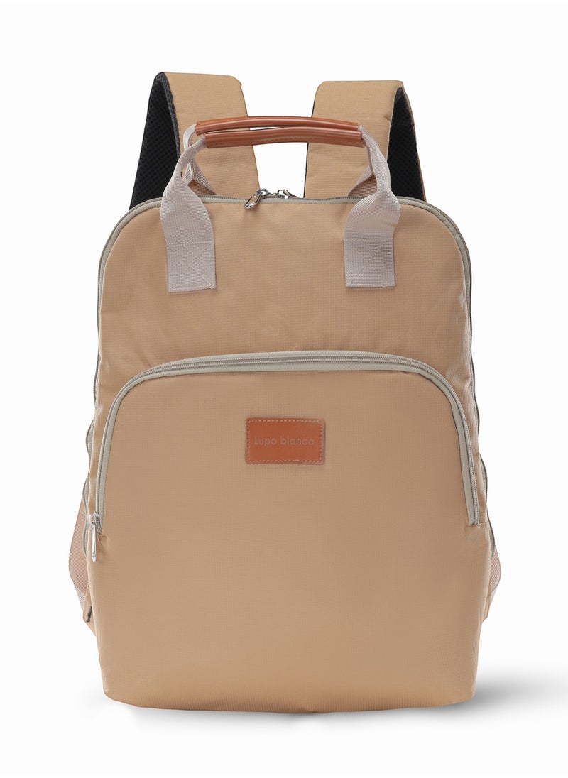 Lupo bianco - Elegant Backpack - Beige - Image 1