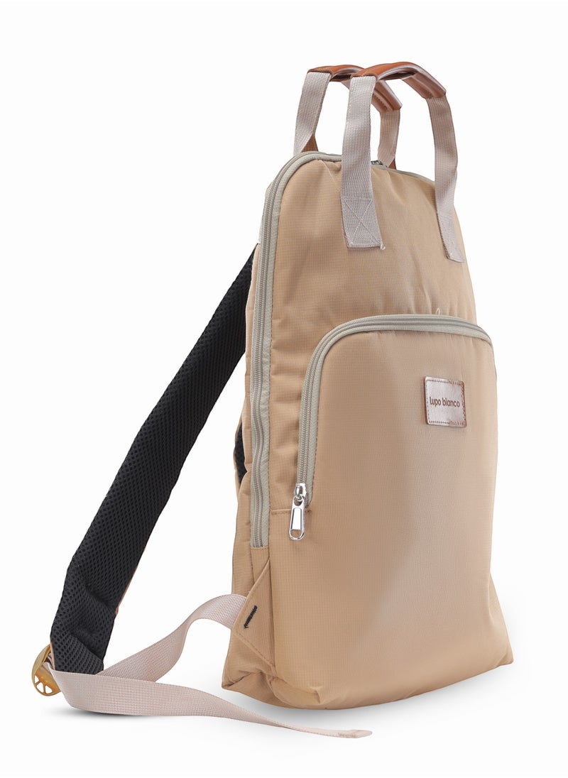 Lupo bianco - Elegant Backpack - Beige - Image 1