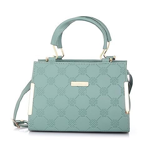 ROSS BROWN PU Synthetic Leather Women's Mini Satchel Bag | Ladies Purse Handbag- Mini (Green) - Image 5