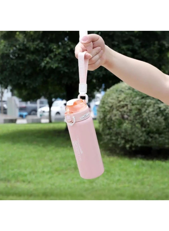 سبورتس زجاجة مياه رياضية ، حافظة للحرارة ، متعددة الألوان ، مقاومة للتسرب، بغطاء قفل آمن - Image 5