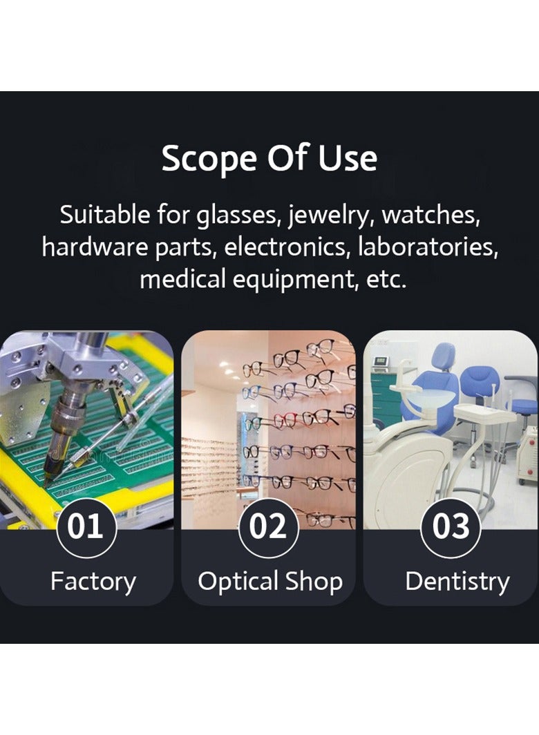 AROAQ Ultrasonic Cleaner,  Sonicator Bath 40khz, Mini Sonicator Bath Professional Cleaning Machine For Jewelry, Ring, Silver, Retainer, Eyeglass, Watches, Coins, (Us 110v-30-50w) - Image 3