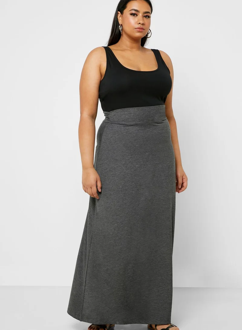 Simply Be Jersey A-Line Maxi Skirt