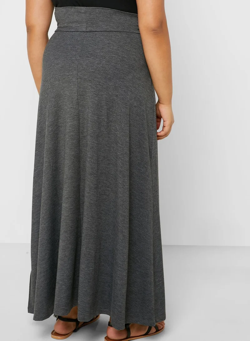 Simply Be Jersey A-Line Maxi Skirt