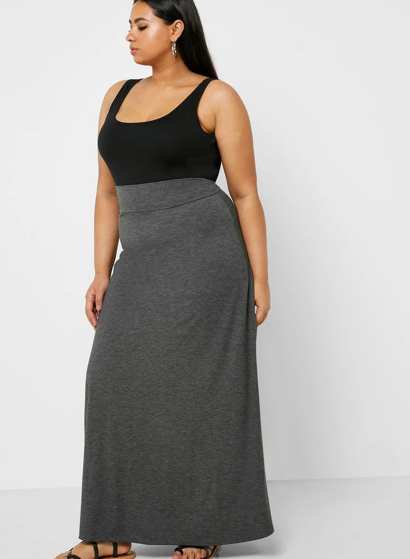 Simply Be Jersey A-Line Maxi Skirt