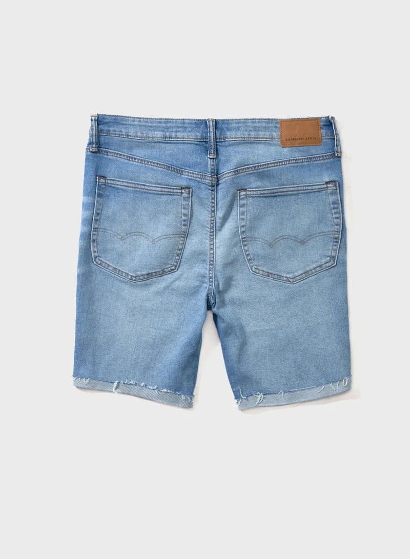 American Eagle Light Wash Denim Shorts