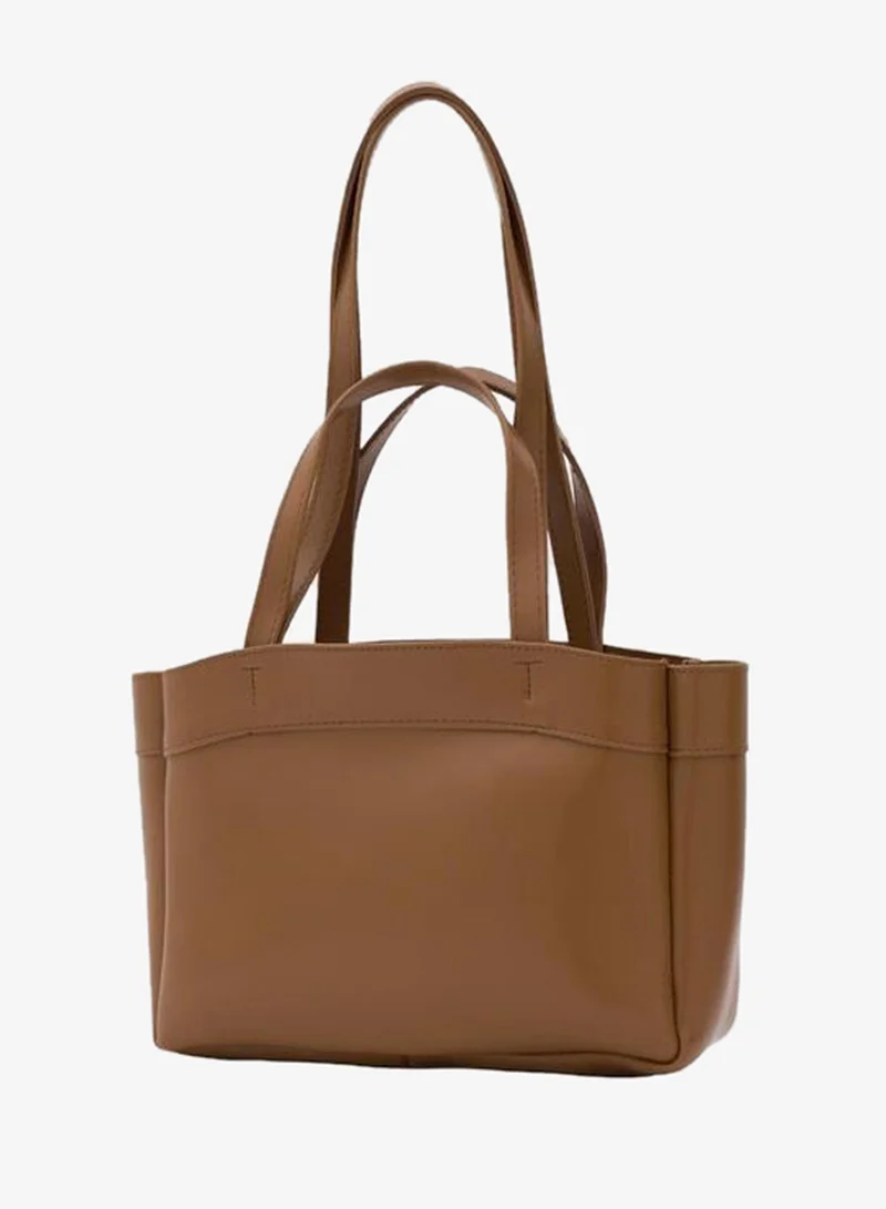Shule Bags Marlove Leather Shoulder Bag Taba