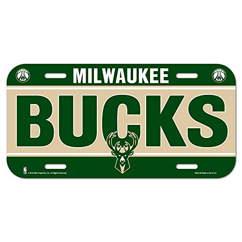 Wincraft NBA Milwaukee Bucks License Plate - Image 2