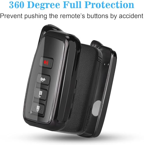 QBUC for Lexus Key fob Cover, TPU Car Key Case Protector with Keychain Compatible with Lexus 2014-Up RX is ES GS LS NX RS GX LX RC LC - Image 5