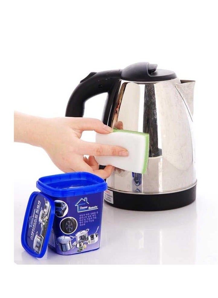 Multipurpose Quickly Cleaners and Polish Remover Surfaces Oven & Cookware Stainless Steel Cleaning Paste Remove Stains from Pots, Pans and Utensils (Multicolor) - Image 2