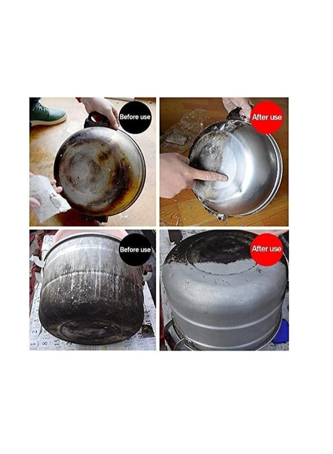 Multipurpose Quickly Cleaners and Polish Remover Surfaces Oven & Cookware Stainless Steel Cleaning Paste Remove Stains from Pots, Pans and Utensils (Multicolor) - Image 3