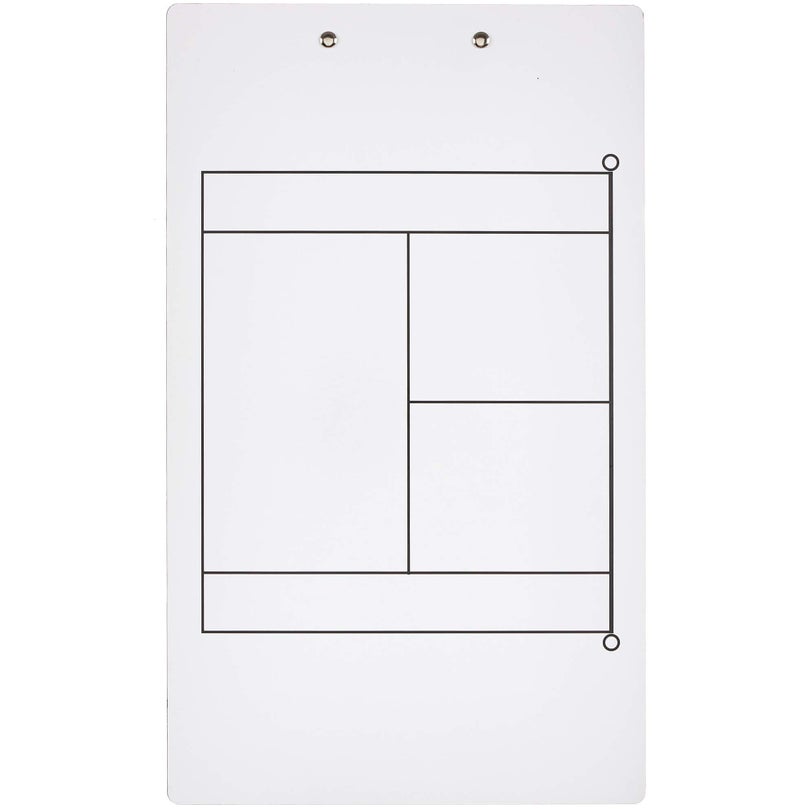 Murray Sporting Goods Dry Erase Coaches Clipboard | Double-Sided Dry Erase White Board (Tennis) - Image 4